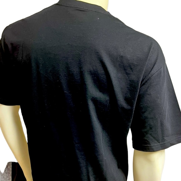 Bunny Panda USA graphic t shirt in extra large new condition heavy cotton black - Picture 2 of 4